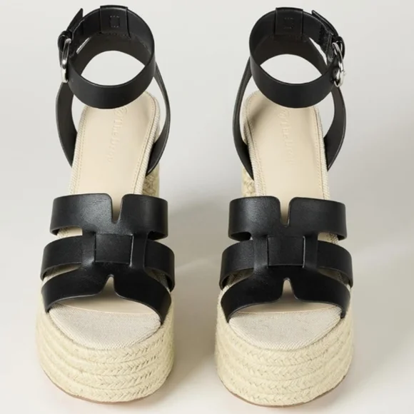 The Drop Women's Black Bea Platform Heel Size 7.5 - 4.6 Inch Heel - Picture 7 of 12